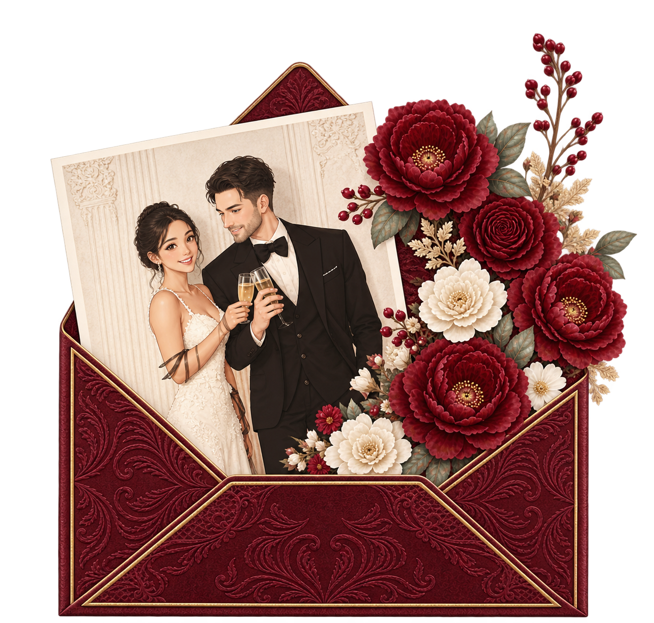 Wedding Invitation Envelope